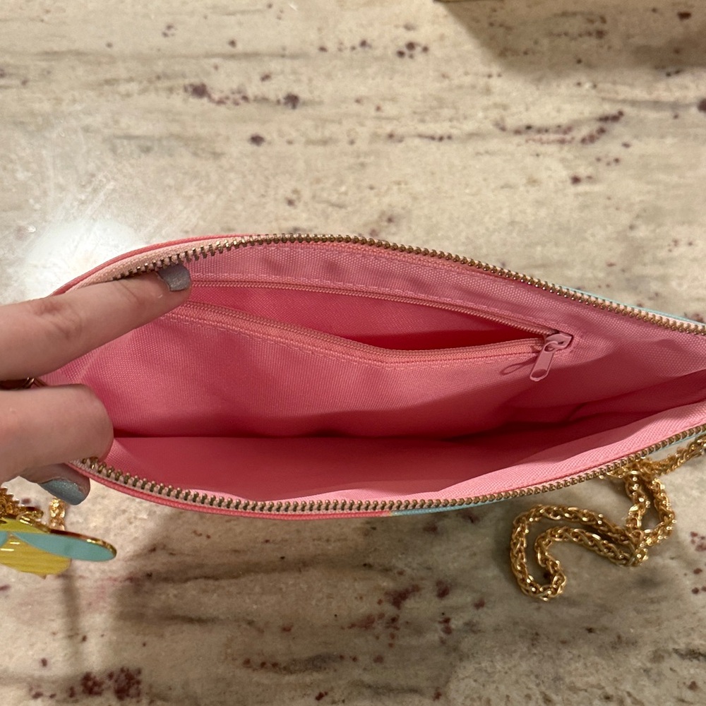 Can't Clutch This Rainbow Color Wheel Combo Crossbody / Clutch Purse - Picture 5 of 7
